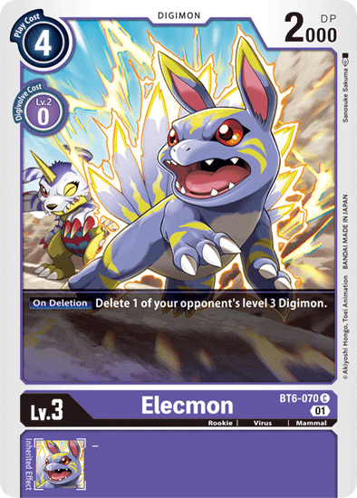 Elecmon - BT6-070 - Common available at 401 Games Canada