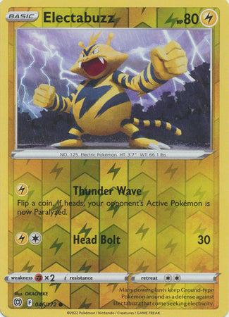 Electabuzz - 046/172 - Common - Reverse Holo available at 401 Games Canada