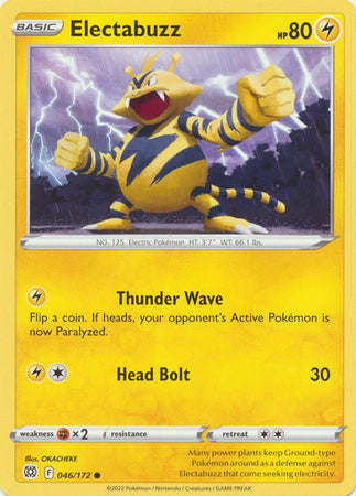 Electabuzz - 046/172 - Common available at 401 Games Canada