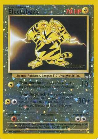 Electabuzz - 1 - (Winner) Promo available at 401 Games Canada