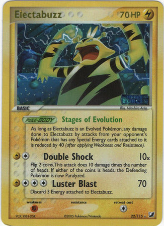 Electabuzz - 22/115 - Rare - Reverse Holo available at 401 Games Canada