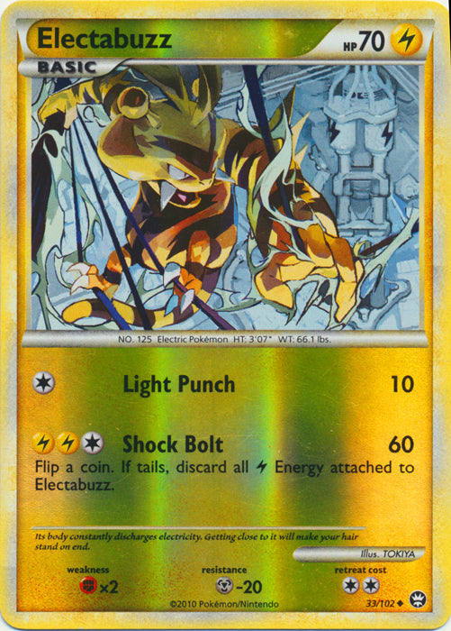 Electabuzz - 33/102 - Uncommon - Reverse Holo available at 401 Games Canada