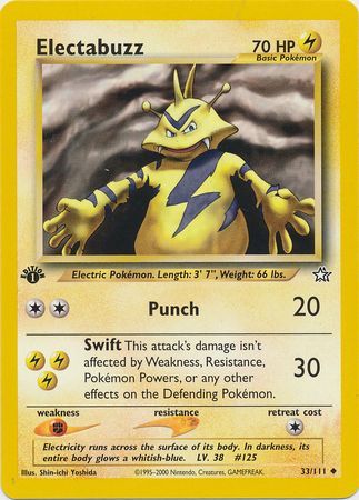 Electabuzz - 33/111 - Uncommon - 1st Edition available at 401 Games Canada
