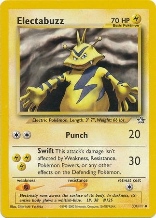 Electabuzz - 33/111 - Uncommon - Unlimited available at 401 Games Canada