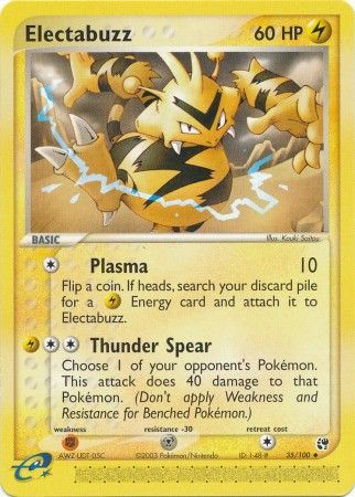 Electabuzz - 35/100 - Uncommon available at 401 Games Canada