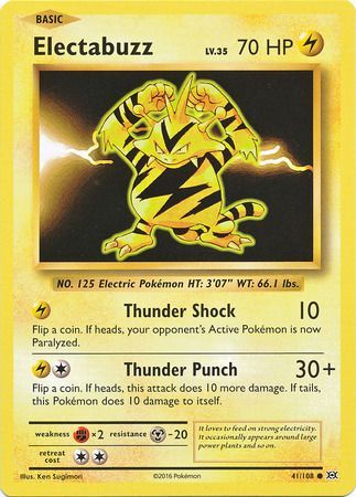 Electabuzz - 41/108 - Common available at 401 Games Canada