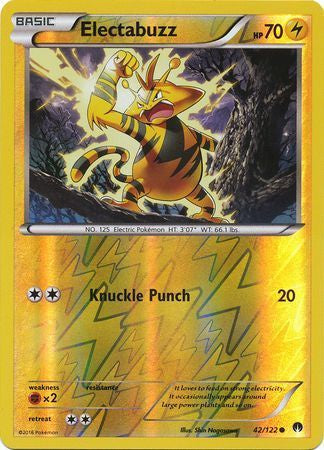 Electabuzz - 42/122 - Common - Reverse Holo available at 401 Games Canada