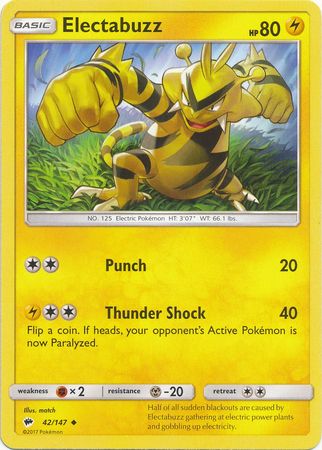 Electabuzz - 42/147 - Uncommon available at 401 Games Canada