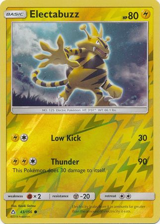 Electabuzz - 43/156 - Common - Reverse Holo available at 401 Games Canada