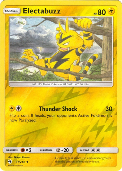 Electabuzz - 71/214 - Uncommon - Reverse Holo available at 401 Games Canada