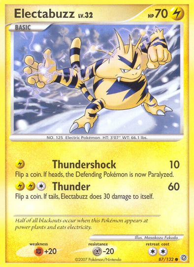 Electabuzz - 87/132 - Common available at 401 Games Canada