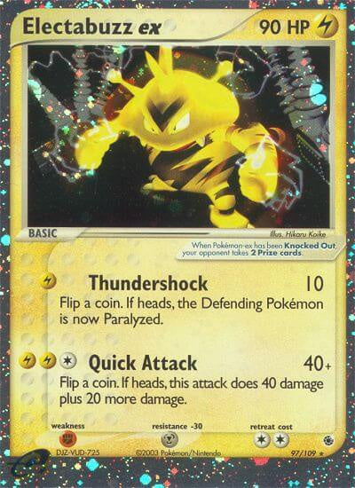 Electabuzz ex - 97/109 - Ultra Rare available at 401 Games Canada