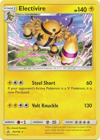 Electivire - 44/156 - Rare available at 401 Games Canada