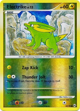 Electrike - 62/99 - Common - Reverse Holo available at 401 Games Canada