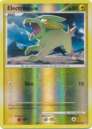 Electrike - 63/99 - Common - Reverse Holo available at 401 Games Canada