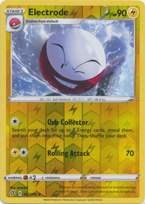 Electrode - 057/192 - Uncommon - Reverse Holo available at 401 Games Canada