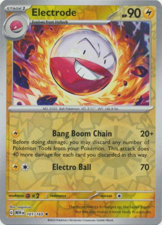 Electrode - 101/165 - Rare - Reverse Holo available at 401 Games Canada