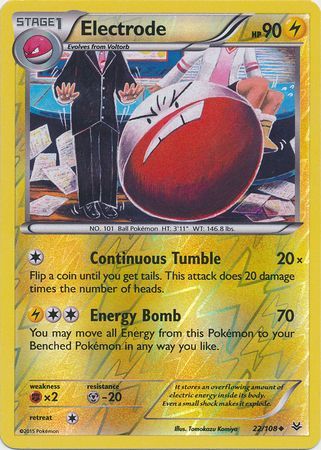 Electrode - 22/108 - Uncommon - Reverse Holo available at 401 Games Canada