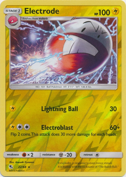 Electrode - 22/68 - Rare - Reverse Holo available at 401 Games Canada