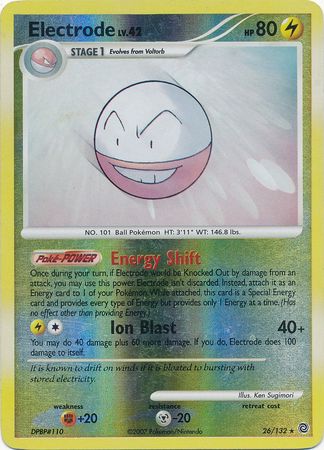 Electrode - 26/132 - Rare - Reverse Holo available at 401 Games Canada