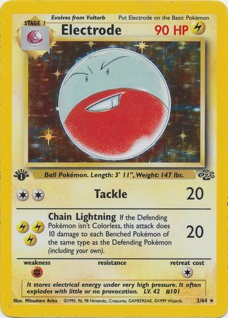 Electrode - 2/64 - Holo - 1st Edition available at 401 Games Canada