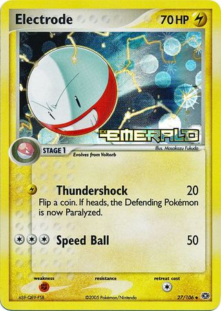 Electrode - 27/106 - Uncommon - Reverse Holo available at 401 Games Canada