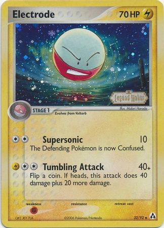 Electrode - 32/92 - Uncommon - Reverse Holo available at 401 Games Canada