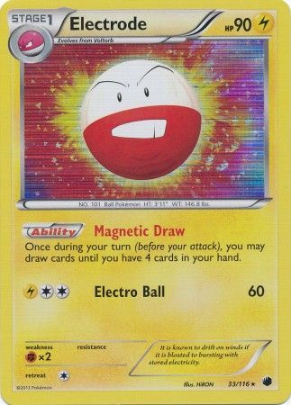 Electrode - 33/116 - Holo Rare available at 401 Games Canada