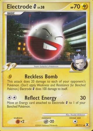 Electrode G - 39/111 - Uncommon available at 401 Games Canada