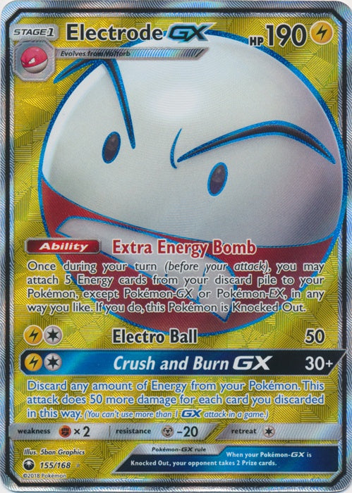 401 Games Canada - Electrode GX - 155/168 - Full Art Ultra Rare