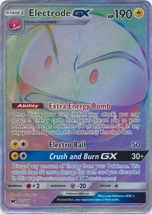 Electrode GX - 172/168 - Hyper Rare available at 401 Games Canada