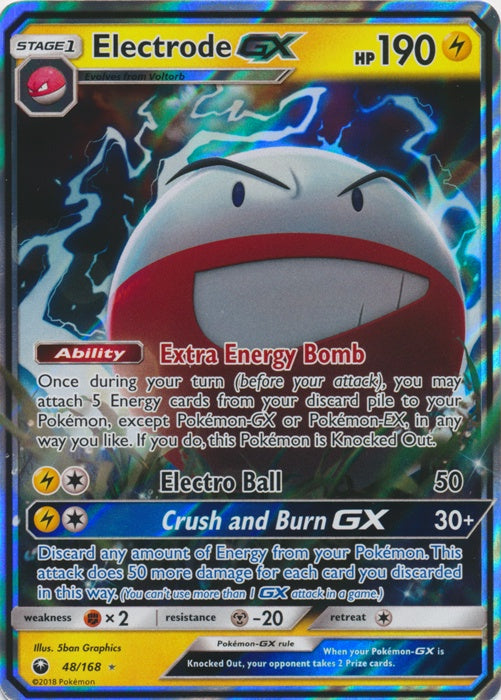 Electrode GX - 48/168 - Ultra Rare available at 401 Games Canada