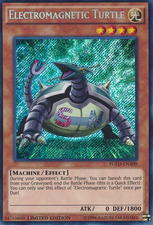 Electromagnetic Turtle - YGLD-ENA00 - Secret Rare - Limited Edition available at 401 Games Canada