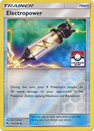 Electropower - 172/214 - Promo (League Cup) available at 401 Games Canada
