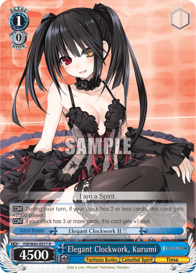 Elegant Clockwork, Kurumi - Fdl/W65-E077 - Rare available at 401 Games Canada