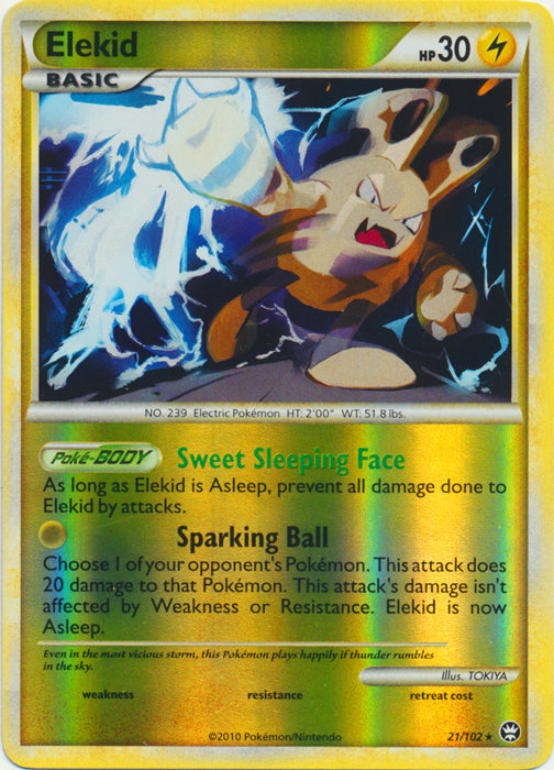 Elekid - 21/102 - Rare - Reverse Holo available at 401 Games Canada