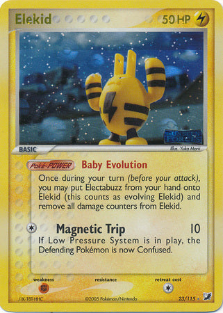 Elekid - 23/115 - Rare - Reverse Holo available at 401 Games Canada