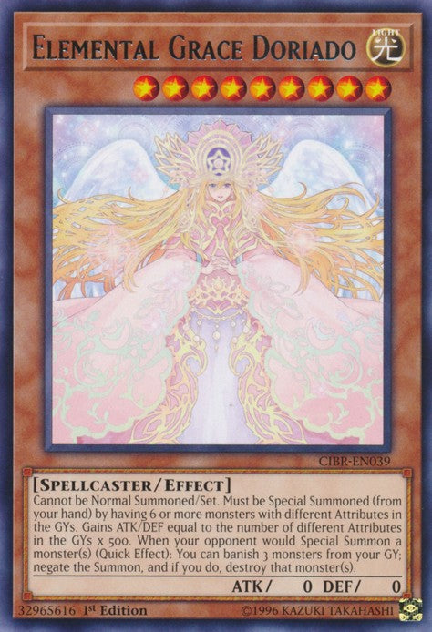 Elemental Grace Doriado - CIBR-EN039 - Rare - 1st Edition available at 401 Games Canada