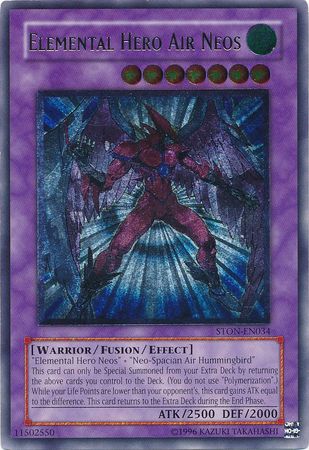 Elemental HERO Air Neos - STON-EN034 - Ultimate Rare - Unlimited available at 401 Games Canada