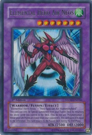 Elemental HERO Air Neos - STON-EN034 - Ultra Rare - 1st Edition available at 401 Games Canada