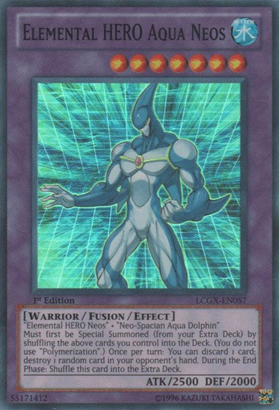 Elemental HERO Aqua Neos - LCGX-EN057 - Super Rare - 1st Edition available at 401 Games Canada