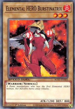 Elemental HERO Burstinatrix - SGX1-ENA02 - Common - 1st Edition available at 401 Games Canada