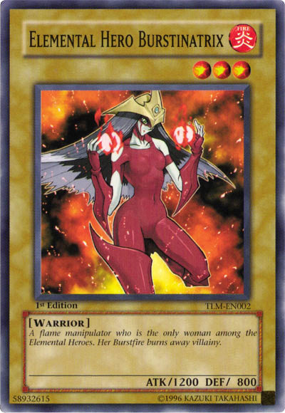 Elemental HERO Burstinatrix - TLM-EN002 - Common - 1st Edition available at 401 Games Canada