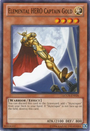 Elemental HERO Captain Gold - LCGX-EN026 - Common - Unlimited available at 401 Games Canada