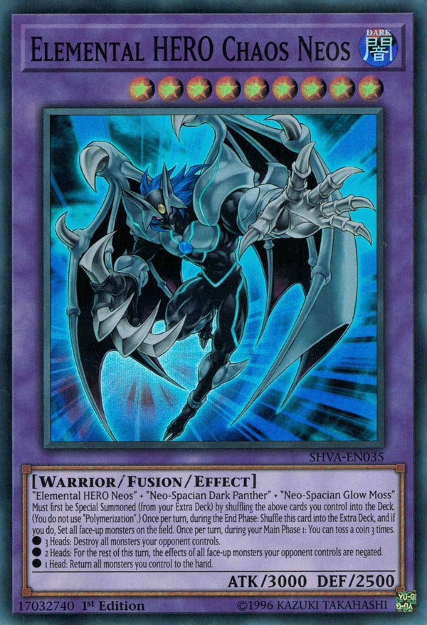 Elemental HERO Chaos Neos - SHVA-EN035 - Super Rare - 1st Edition available at 401 Games Canada