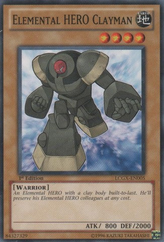 Elemental HERO Clayman - LCGX-EN005 - Common - 1st Edition available at 401 Games Canada