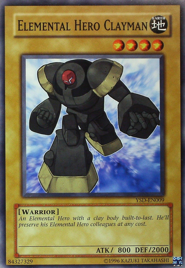 Elemental HERO Clayman - YSD-EN009 - Common - Unlimited available at 401 Games Canada