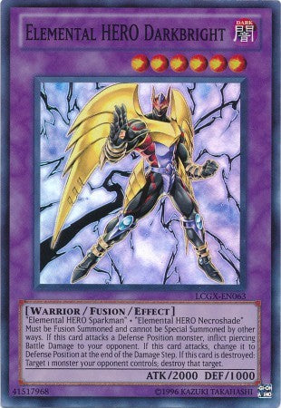 Elemental HERO Darkbright - LCGX-EN063 - Super Rare - Unlimited available at 401 Games Canada