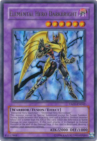 Elemental HERO Darkbright - TAEV-EN042 - Ultra Rare - Unlimited available at 401 Games Canada