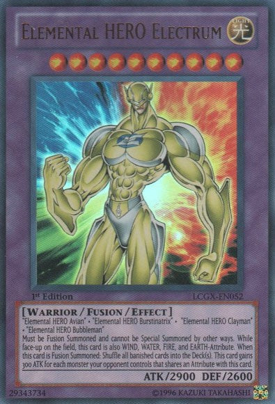 Elemental HERO Electrum - LCGX-EN052 - Ultra Rare - 1st Edition available at 401 Games Canada